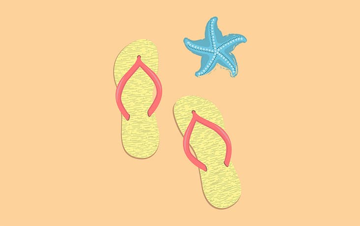 Vector illustration “Beach”