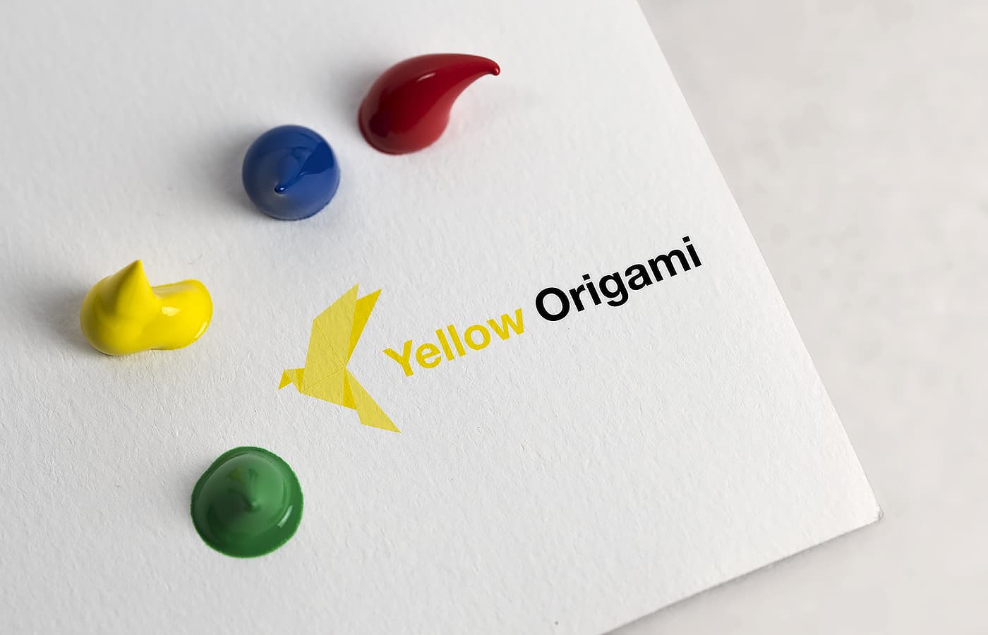 Startup Yellow Origami